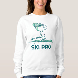 Moletom Amendoins   Snoopy on Skis