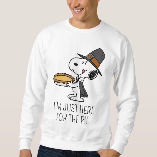Moletom Amendoins | Snoopy Pilgrim (Frente)