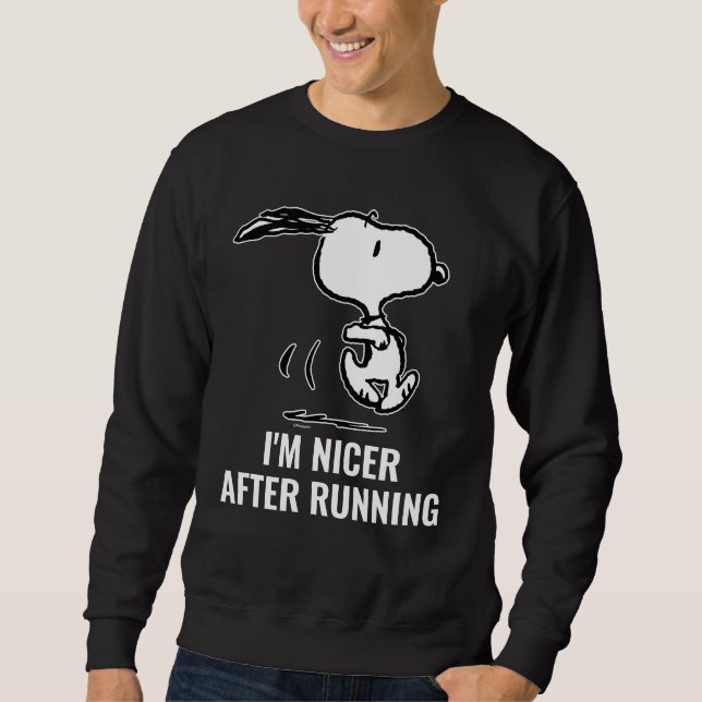 Moletom Amendoins | Snoopy Running (Frente)