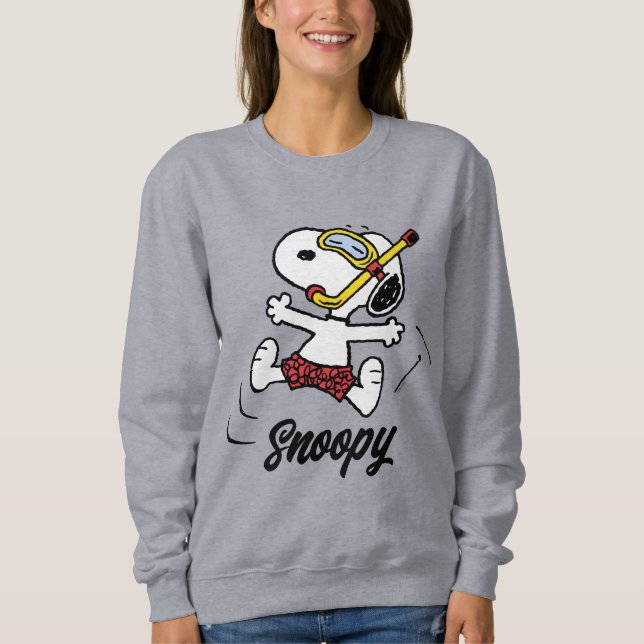 Moletom Amendoins | Snoopy Scuba Diver (Frente)