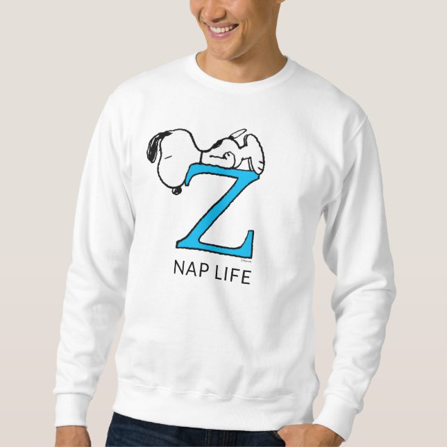 Moletom Amendoins | Snoopy Sleeping Z (Frente)