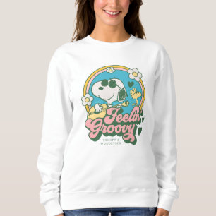 Moletom Amendoins Snoopy & Woodstock Feelin' Groovy