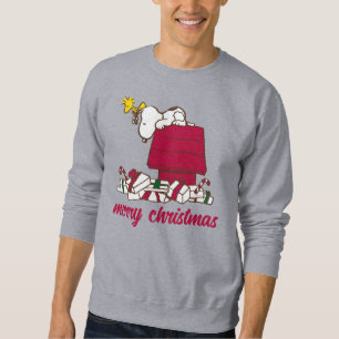 Moletom Amendoins Snoopy & Woodstock Feliz Ugly Sweater