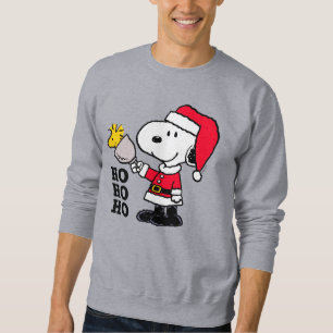 Moletom Amendoins Snoopy & Woodstock Ho Ho Ho