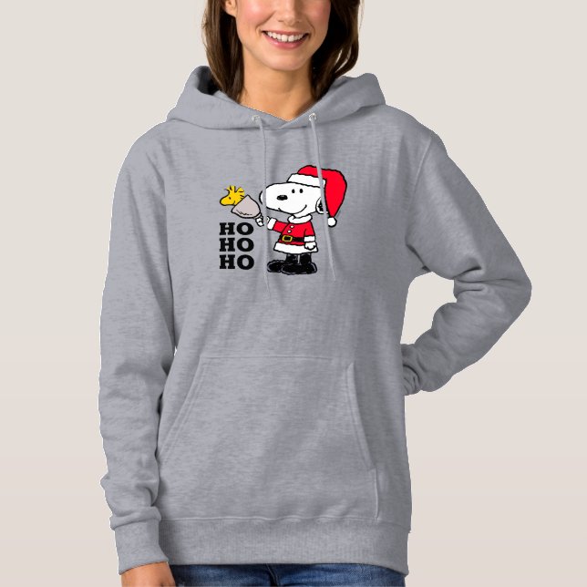 Moletom Amendoins | Snoopy & Woodstock Ho Ho Ho (Frente)