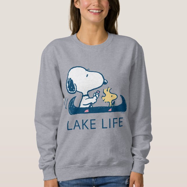 Moletom Amendoins | Snoopy & Woodstock Lake Life (Frente)