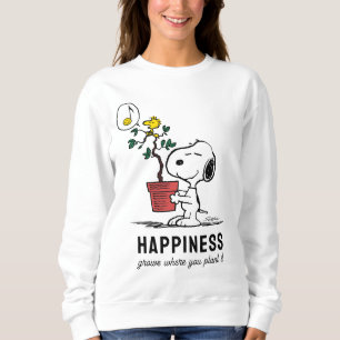 Moletom Amendoins Snoopy & Woodstock Plant A Tree