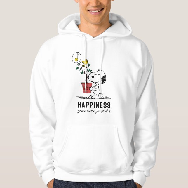 Moletom Amendoins | Snoopy & Woodstock Plant A Tree (Frente)