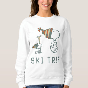 Moletom Amendoins Snoopy & Woodstock Ski Trip. 2