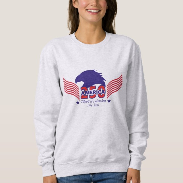 Moletom América 250º- Espírito de Liberdade- Texto Posteri (Frente)