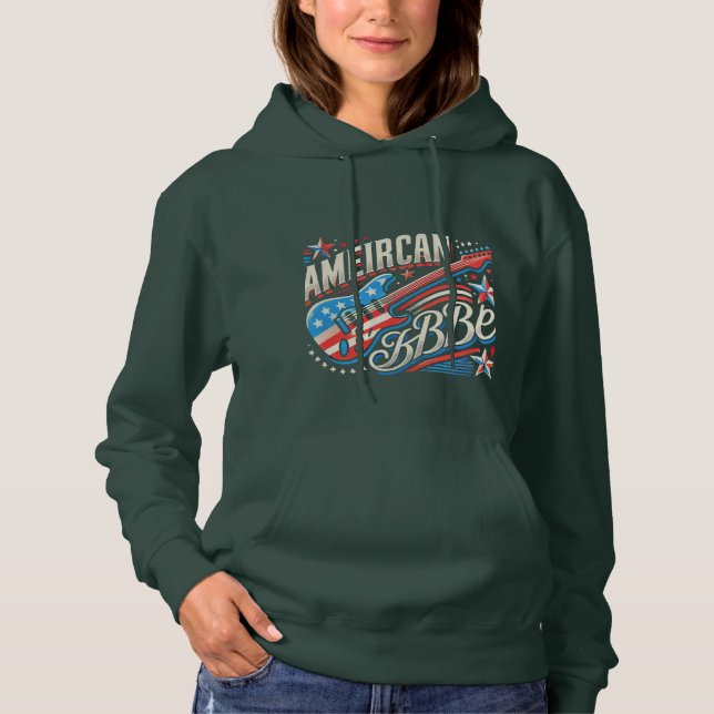 Moletom américa bandeira dos eua mulheres hoodie (Frente)