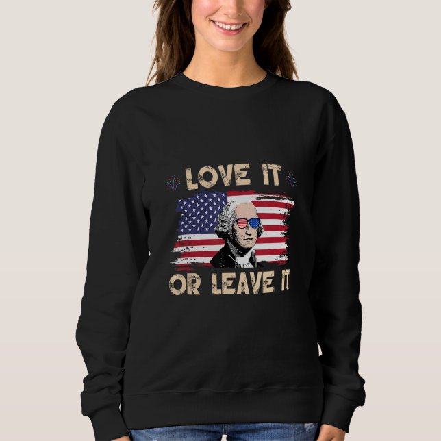 Moletom America Love It Or Leave It 4 (Frente)