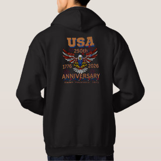 Moletom  America’s 250th Birthday bald eagle july 4th