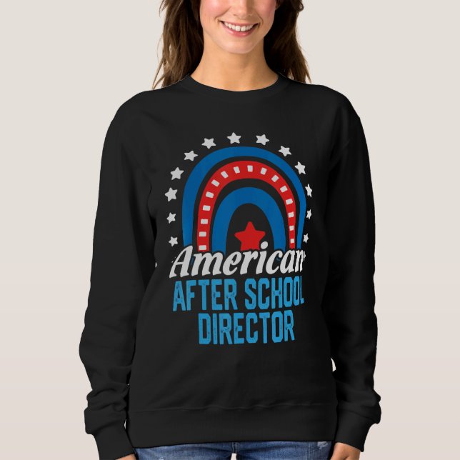Moletom American After School Director Rainbow Usa Flag 4t (Frente)