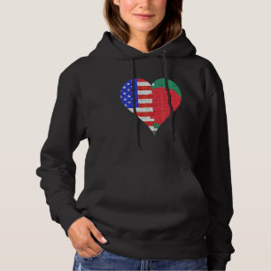 Moletom American Bengali Flag Heart