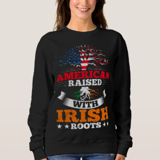 Moletom American Born Irish Roots Family Tree Quote Irelan