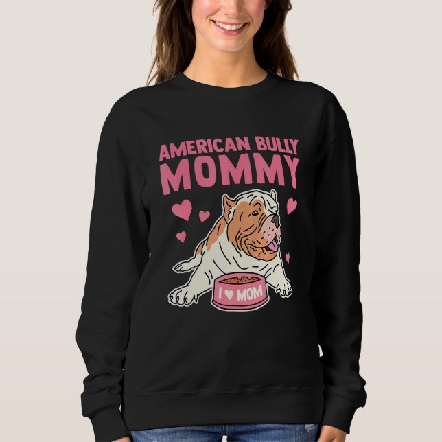Moletom American Bully Mamãe Dog Owner American Bully (Frente)