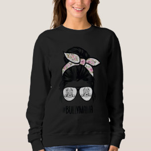 Moletom American Bully Mamãe Mensy Bun Hair Glass Mães