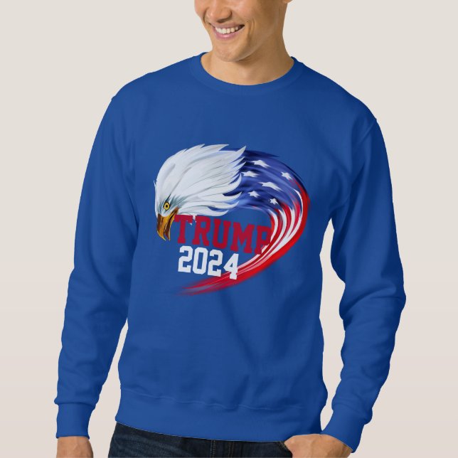 Moletom American Eagle Trump 2024 Sweatshirt (Frente)