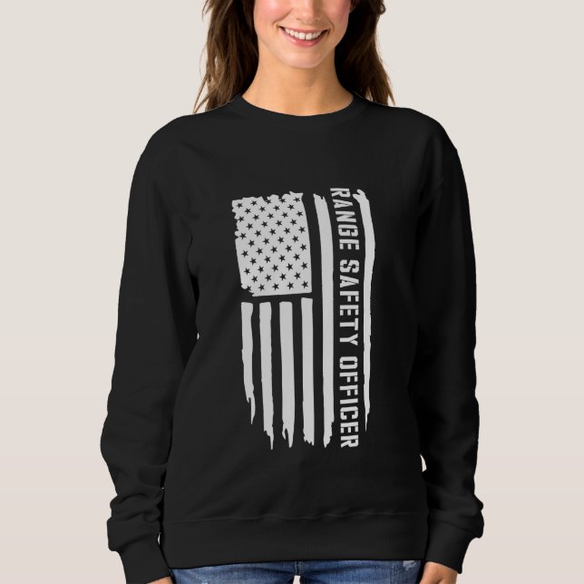 Moletom American Firearm Instrutor Gun Range Safety Offi (Frente)