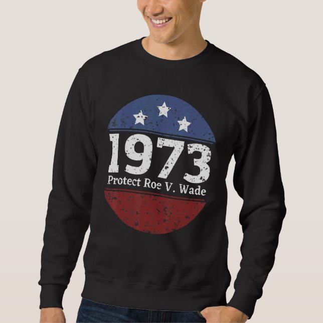 Moletom American Flag 1973 Protect Roe V Wade Feminism Pro (Frente)