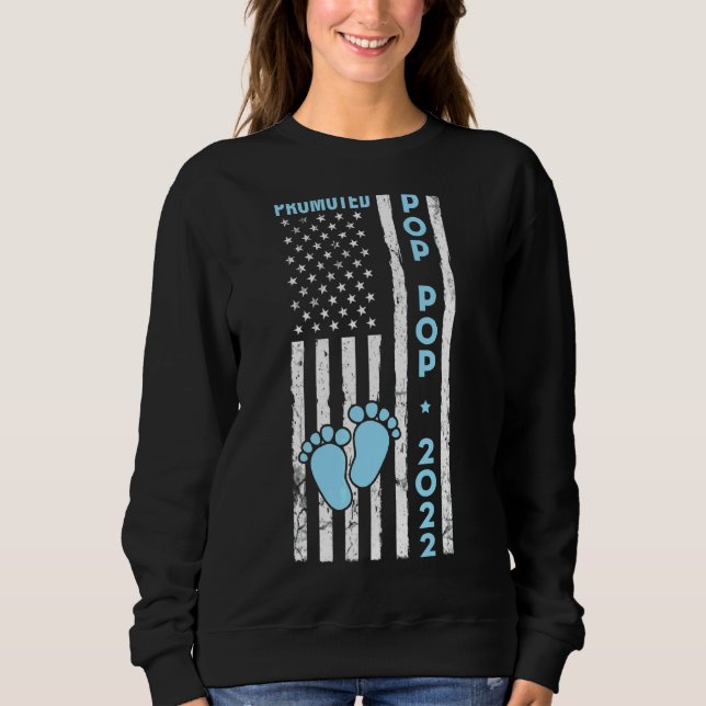 Moletom American Flag American Promoted Pop Pop 2022 Happy (Frente)