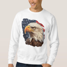 American Flag Bald Eagle