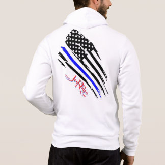 Moletom American Flag Blue Line Hoodie