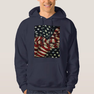 Moletom American Flag-Camouflage por Shirley Taylor