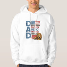 American flag Dad Lion Patriotic 