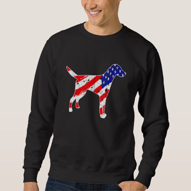Moletom American Flag Dalmatian Patriotic Dog Dad Dog Mom (Frente)