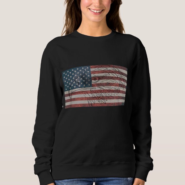 Moletom American Flag Eagle EUA (Frente)