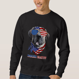 Moletom American Flag English Mastiff Dog Lover Gifts