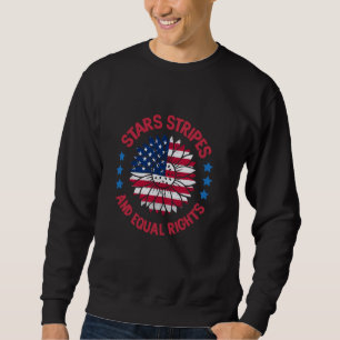 Moletom American Flag Equal Rights Women Quarth Of J