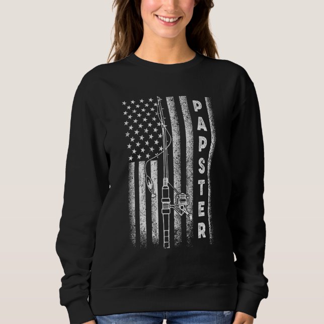 Moletom American Flag Fishing Papster (Frente)