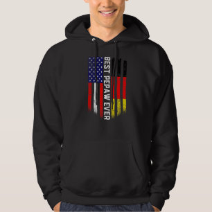 Moletom American Flag & Germany Flag Best Pepaw Ever Famil