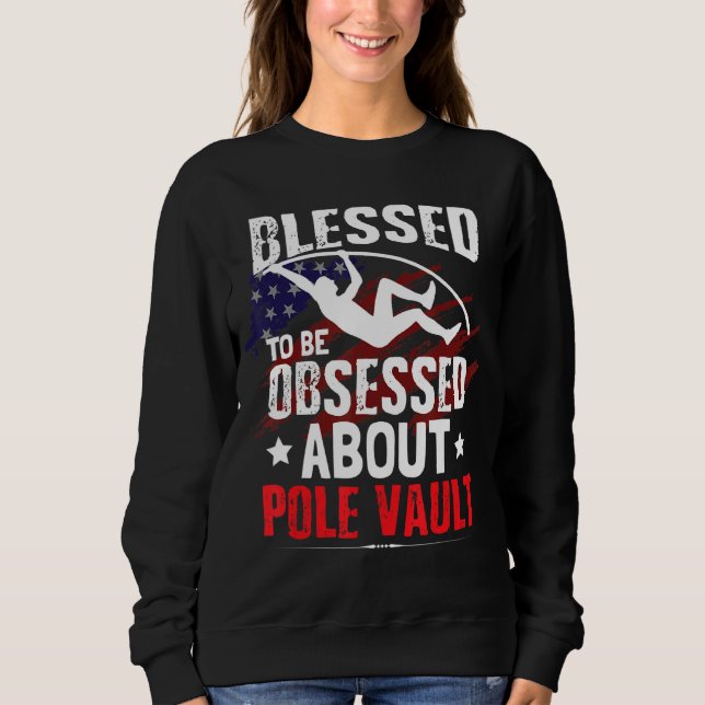 Moletom American Flag Pole Vaulting (Frente)