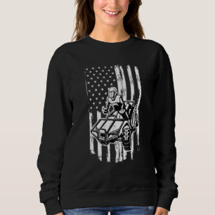 Moletom American Flag Quad Rider Atv Extreme Sports Mo