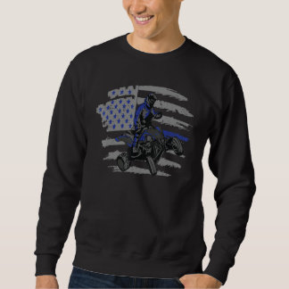 Moletom American Flag Quad Riding Four Wheeler Quad Bike A