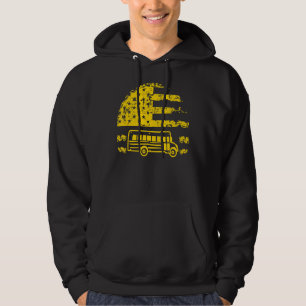 Moletom American Flag School Bus Student Bus Dri