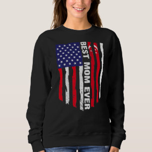 Moletom American Flag & Singapura Flag Melhor Mãe Do Mundo