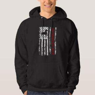Moletom American Flag Vintage Dachshund Mãe Wiener Doxie S