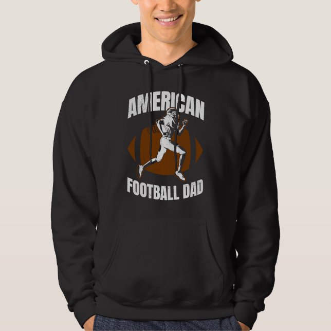 Moletom American Football Dad Quaterback Kicker For Men Wo (Frente)