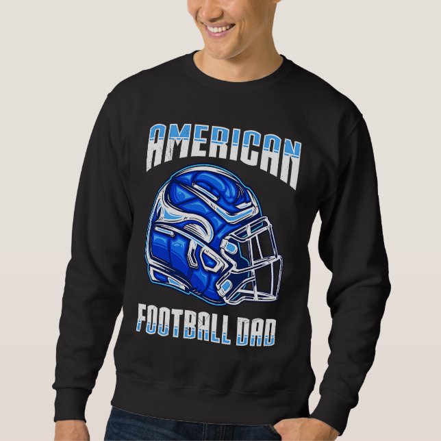 Moletom American Football Dad Quaterback Kicker For Men Wo (Frente)