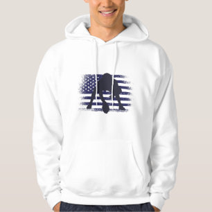 Moletom American Football Fan Jersey Shirt USA Flag