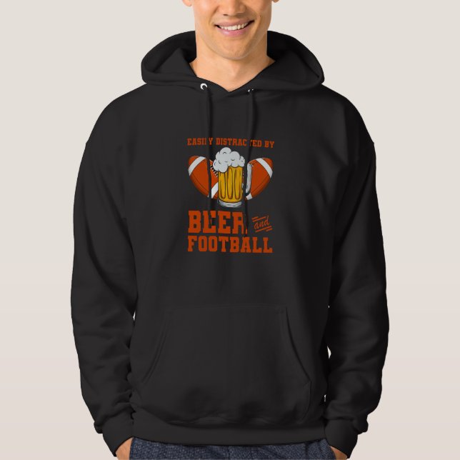 Moletom American Football Player Footballer Football Beer (Frente)