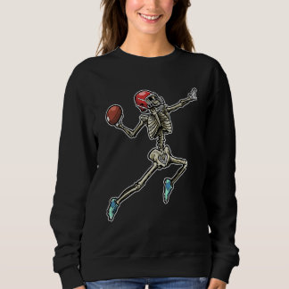 Moletom American Football Skeleton Quarterback Football Pl