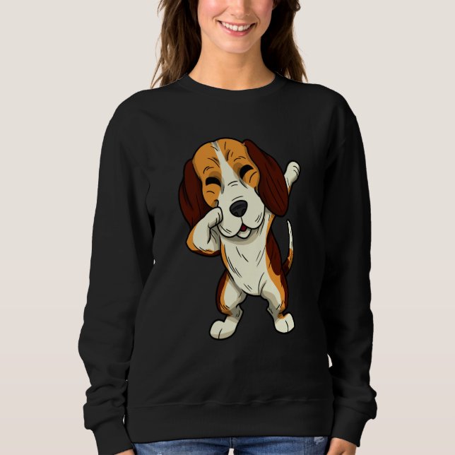Moletom American Foxhound Dog Dogs Dabbing American (Frente)