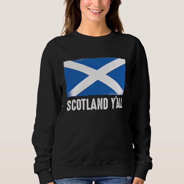 Moletom American Funny Scottish Scotland Y'All (Frente)