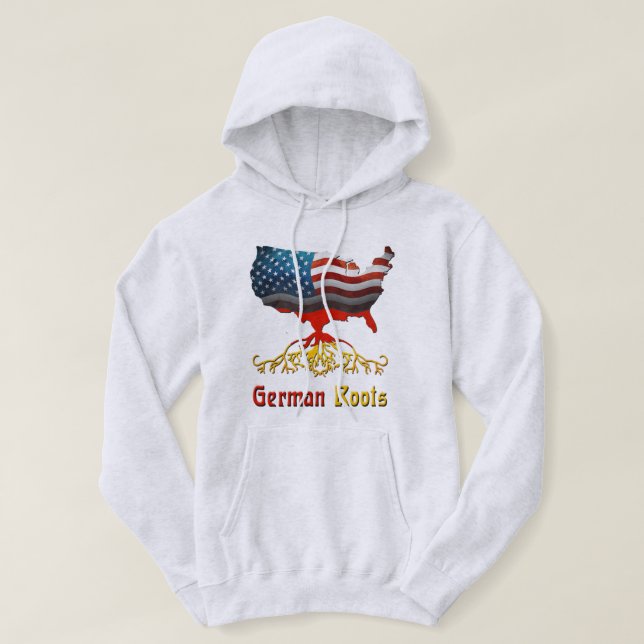 Moletom American German Roots Hoodie (Frente do Design)